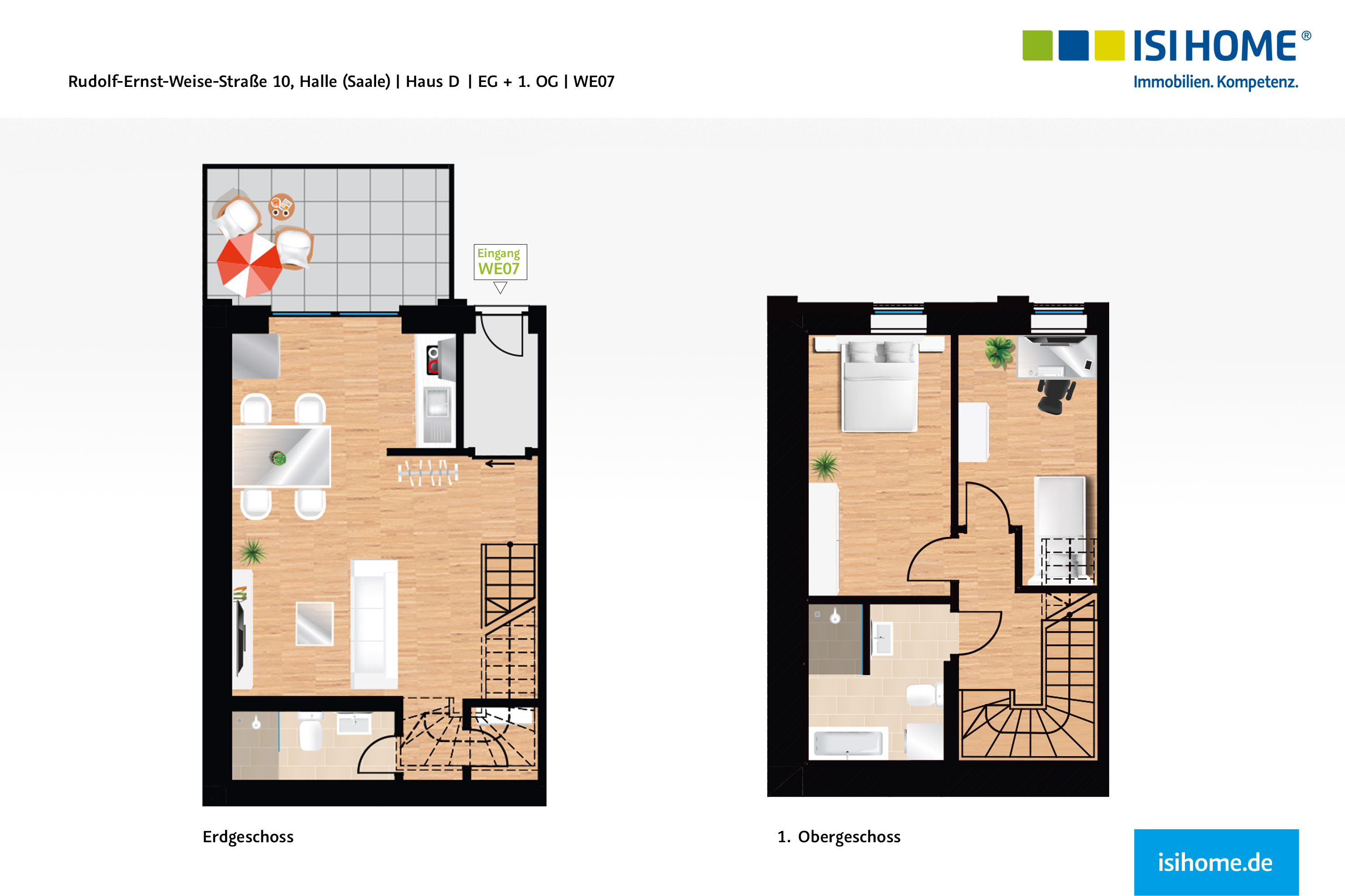 3-Raum-Maisonette-Wohnung im "Markthof-Carré" - WE23, 06112 Halle (Saale), Maisonettewohnung