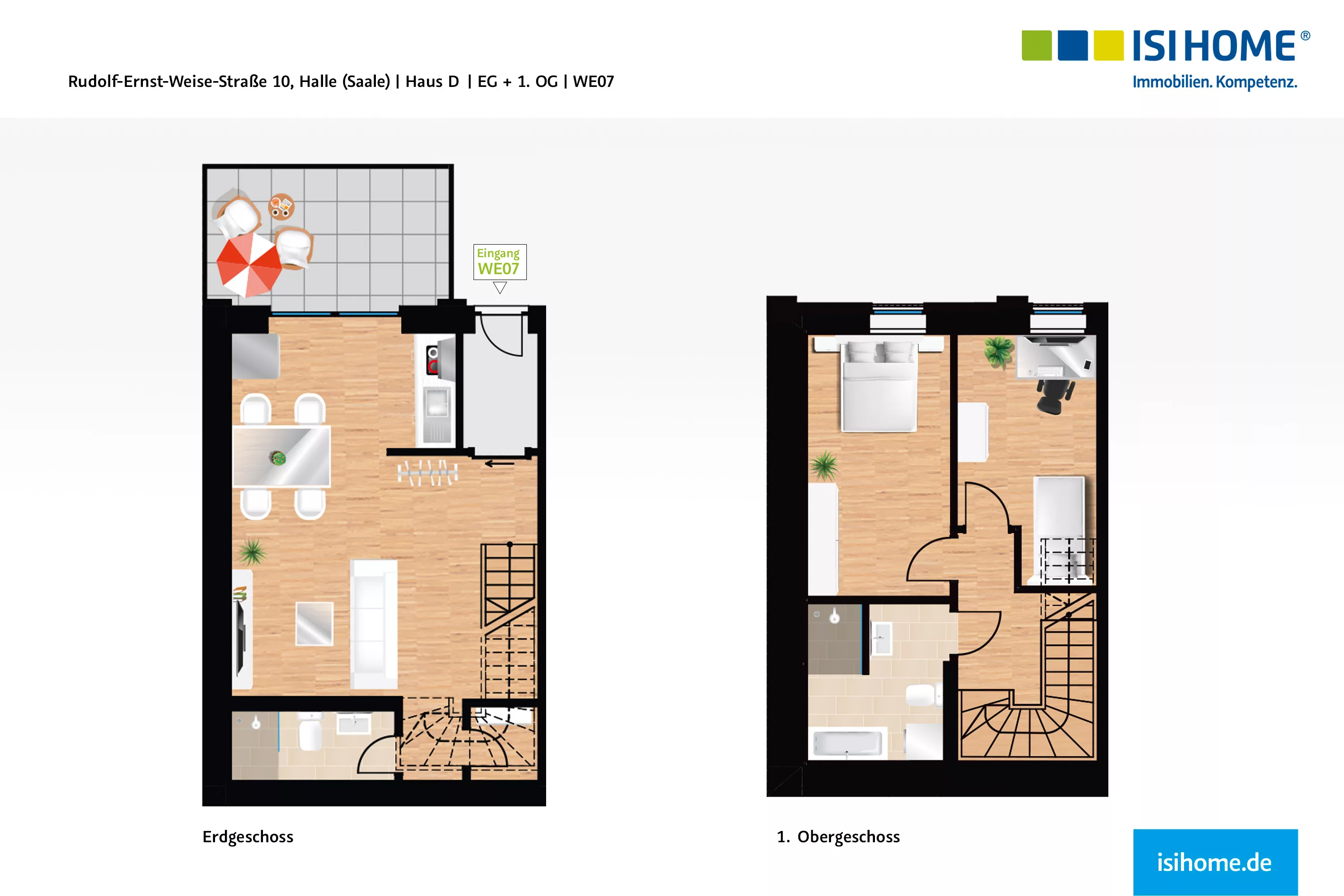 3-Raum-Maisonette-Wohnung im "Markthof-Carré" - WE23, 06112 Halle (Saale), Maisonettewohnung