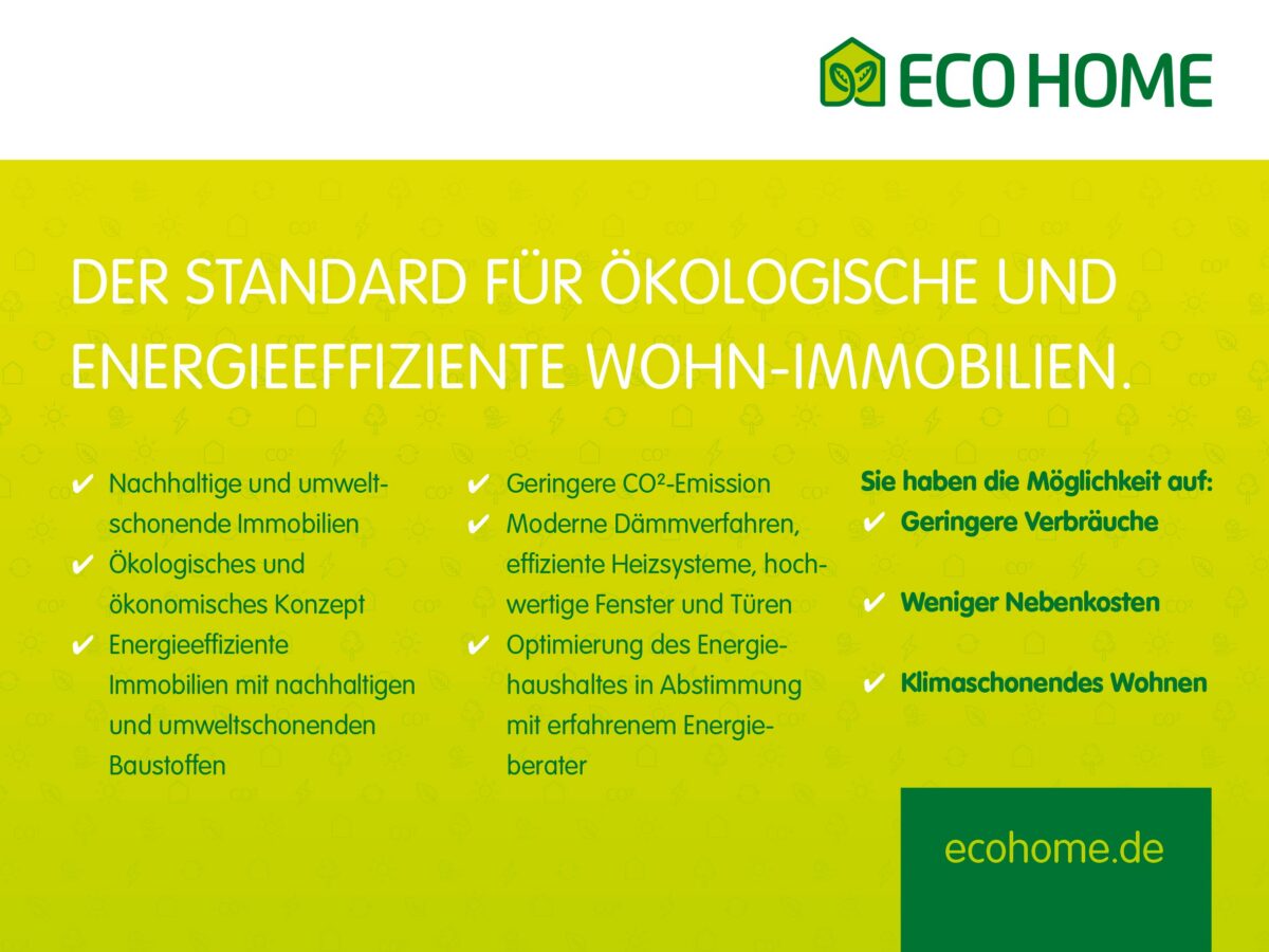 Ecohome-Zertifiziert