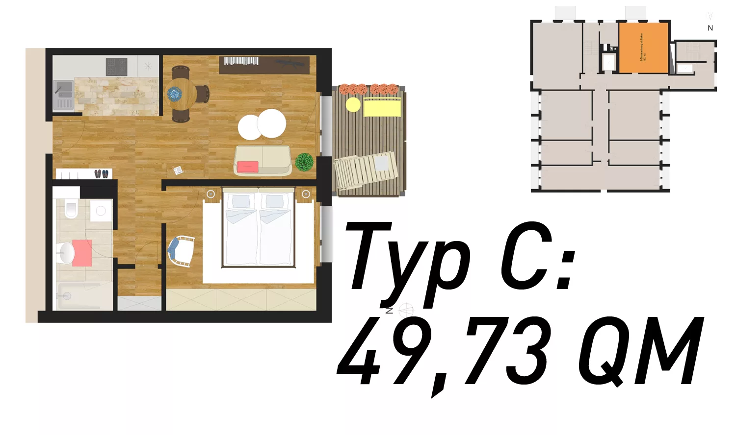 Barrierearme 2 Raumwohnung mit toller Aussicht - WE85, 06110 Halle (Saale), Etagenwohnung
